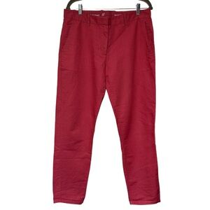 {GAP} "Broken In Straight Khakis by GAP in Autumn Rose" Relaxed Leg Linen Pants